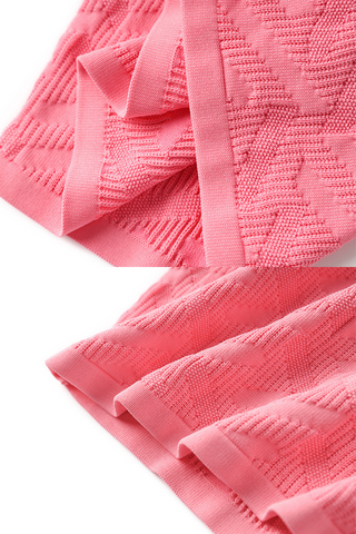 Textured Knit Bodycon Midi Dress with Gold Chain Strap Accents