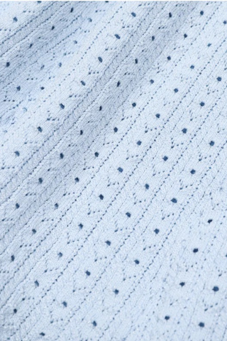 Knitted Two-Piece Set with Round Neck Peplum Cardigan and Midi-Long Mermaid Skirt