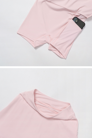 Activewear Sleeveless Square-Neck Top and Skort Set