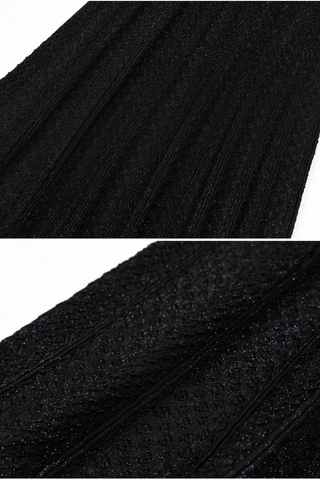 Short Sleeve Knitted Long Dress with Inner Slip – Flattering Fit & Button Detail