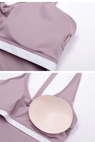 3-Piece Sport Wrap Lounge Set with Long Sleeve Crop Top, Halter Tank, and Wide-Leg Pants