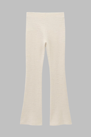 Flared Knit Pants