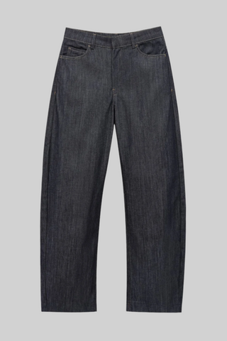 Classic Wide-Leg Denim Pants