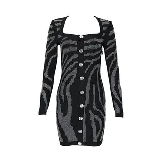 Diana Long Sleeve Bandage Mini Dress