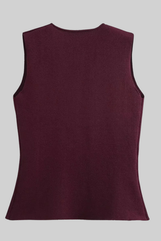 Summer Buttoned Knit Top