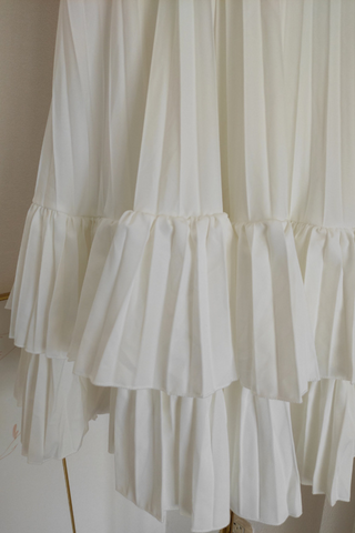 Roselyn Pleated Ruffle Halter Mini Dress