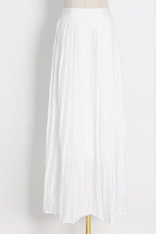 High-Neck Layered dress with Pleated Skirt