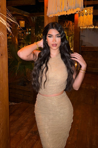 Golden Dusk Sequin  Set