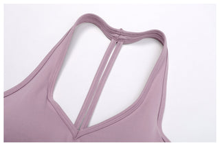 Sport Halter Neck Padded Crop Top with Wide Leg High Stretch Pants Set