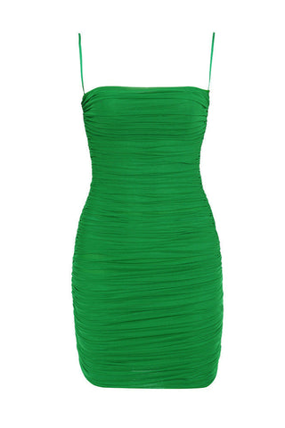 Liana Sleeveless Mesh Bandage  Mini Dress