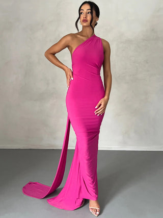 Brenna Off-Shoulder Backless Long Dress