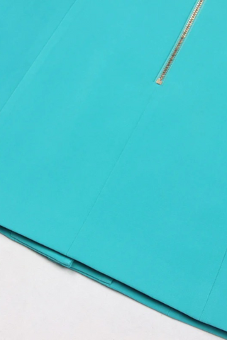 Classic Long Sleeve Blazer Dress – Fitted Crepe with Sharp Lapels