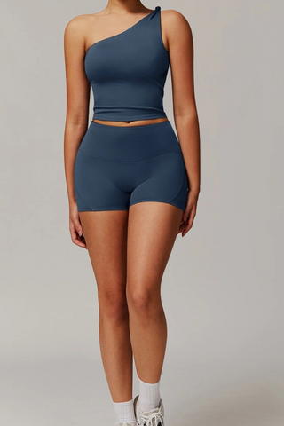 High-Waist Seamless Sport Shorts