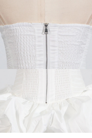 Strapless Bubble Mini Dress