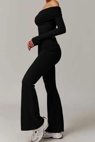 High-Waist Flare Sport Leggings