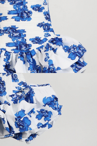 Strapless Bubble Mini Dress