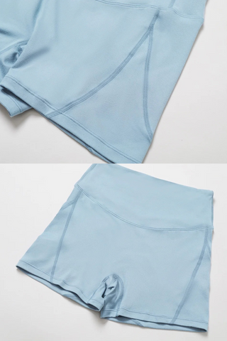 High-Waist Seamless Sport Shorts