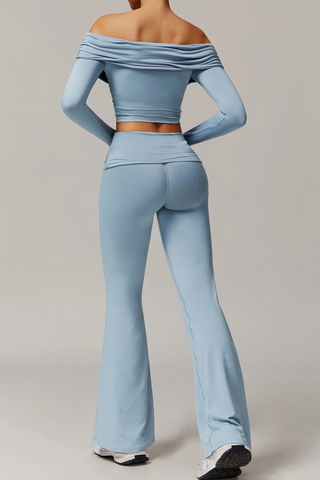 High-Waist Flare Sport Leggings