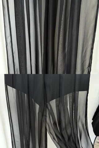 Embellished Blazer & Sheer Wide-Leg Pant Set