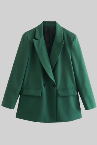 Oversized Elegance Double-Breasted Blazer
