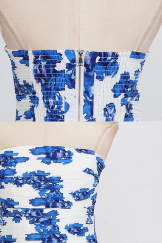 Strapless Bubble Mini Dress