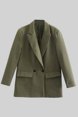 Oversized Elegance Double-Breasted Blazer
