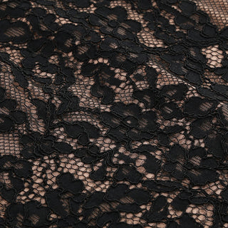 Romantic Lace Corset Cut-Out Long Sleeve Mini Dress