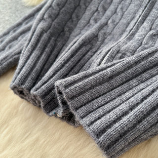 Soft Knit Turtleneck Sweater & Long Pants Cozy Set