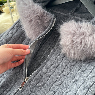 Soft Knit Turtleneck Sweater & Long Pants Cozy Set