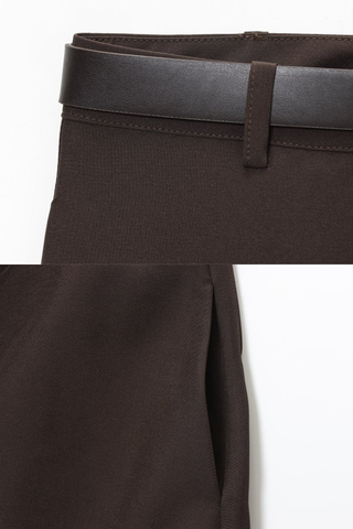 Woven Blazer & Mini Skirt Set – Double-Breasted Design, Long Sleeve Blazer