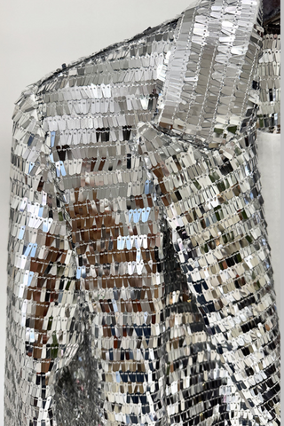 Disco Mirror Sequin Blazer & Pants Set