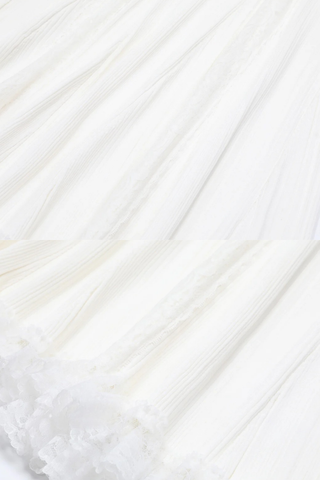 Luxe Ribbed Knit Off-Shoulder Lace Panel Long Dress