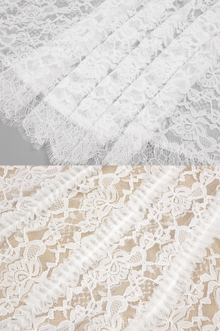 Halter Neck Lace Mermaid Long Dress  – Backless Sheer Dress with Lace-Up Detail and Train