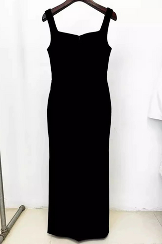 Beaded Sleeveless Long Dress