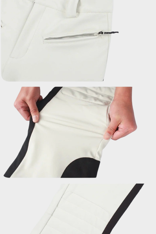 Tailored Performance Ski Pants with Flared Leg and Sculpting Fit