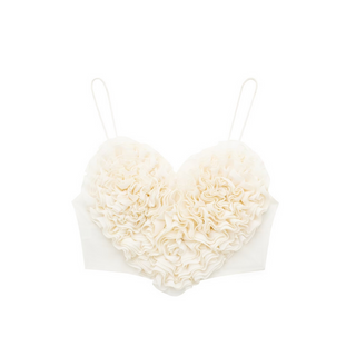 Flora Sleeveless Flower Crop Top