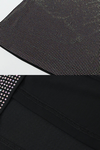 Crystal Embellished Sleeveless Bodycon Long Dress