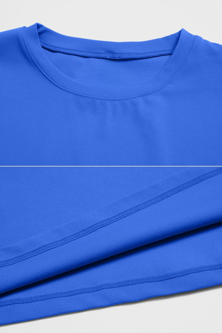 Short Sleeve Crop Top & High Waist Flared Pants Set – Snatched Fit, Made to Move