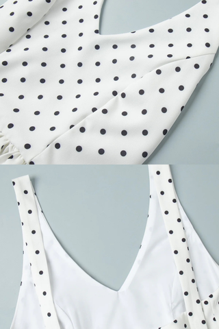 Monroe Polka Dot Peplum Set