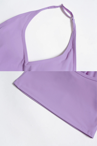 3-Piece Women’s Yoga Set – Cropped Tank, Zip Jacket & Wide-Leg Pants Activewear Set