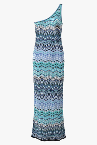 One Shoulder Sleeveless Knit Long Dress – Bodycon Fit, Premium Stretch Fabric