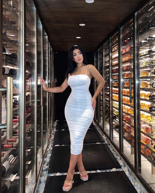 Elena Sleeveless Backless Long Dress