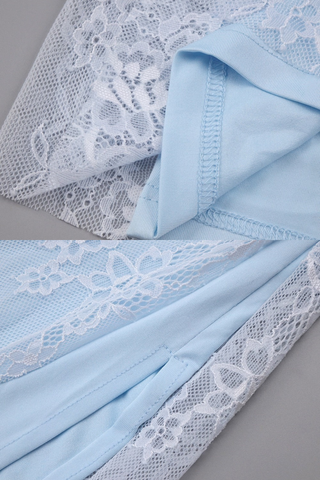 One-Shoulder Lace Long Dress with Sculpted Corset Fit