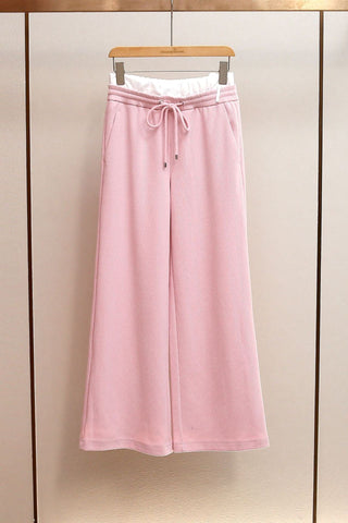 Cozy Ribbed Hoodie & Wide-Leg Knit Set