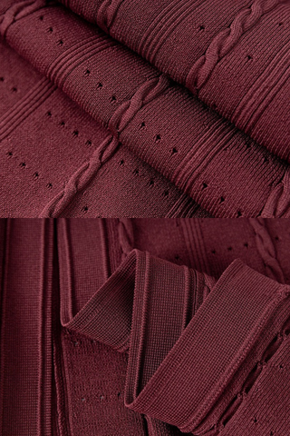 Short Sleeve Knitted Midi Dress with Front Buttons and Pocket Detail