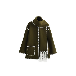 Nadine Woolen Scarf Jacket