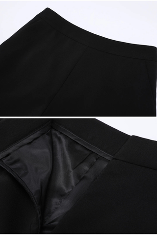 High-Waisted Tailored Shorts – Structured Design with Clean Finish