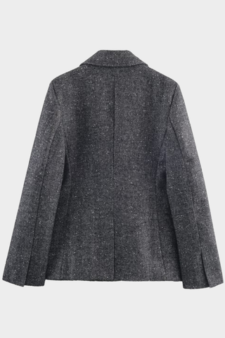 Tailored Tweed Structured Blazer