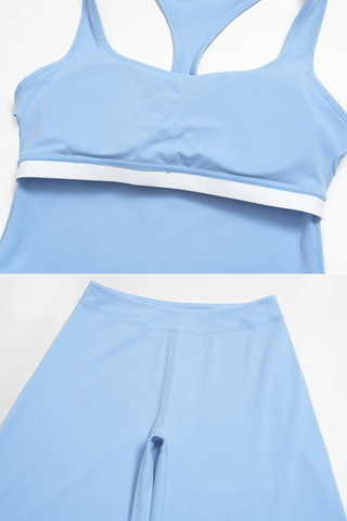 Flow Racerback Tank & Wide Leg Pants Set