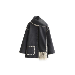 Nadine Woolen Scarf Jacket